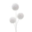 Ramura decorativa, alb, 64 cm, SnowBall - Simona's Christmas