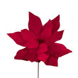 Floare decorativa, Craciunita, rosu, 50 cm, Selene  - Simona's Christmas