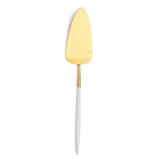 Spatula servire prajituri, placata cu aur 24 k, Goa White Gold - CUTIPOL