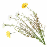 Buchet decorativ margarete, galben-alb, 54 cm, Daisy - SIMONA'S COLLECTION