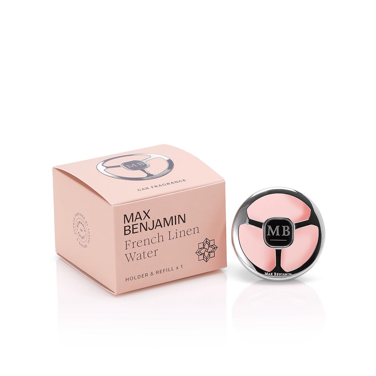 Aromatizator pentru masina, French Linen, colectia Car Fragrance - MAX BENJAMIN