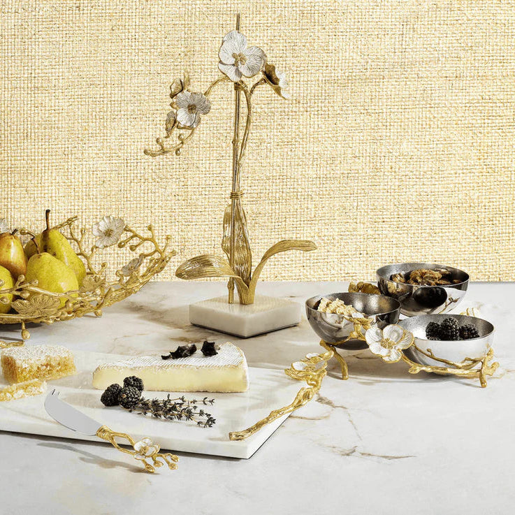 Vas pentru servire cu 3 compartimente, 24 cm, Orchid - Michael Aram