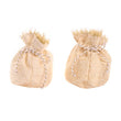 Decoratiune saculet, auriu, 15 cm, Brocart - Simona's Christmas