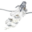 Ornament pentru brad, pasare, argintiu, 34 cm, Jacobe - Simona's Christmas