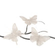 Ornament pentru brad, alb, fluture, 11 cm, Plume  - Simona's Christmas
