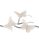 Ornament pentru brad, alb, fluture, 11 cm, Plume  - Simona's Christmas