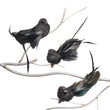 Ornament pentru brad, pasare, negru, 17 cm, Capucine  - Simona's Christmas