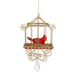 Ornament pentru brad, 18 cm, auriu, Magic Cardinal  - Simona's Christmas