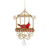 Ornament pentru brad, 18 cm, auriu, Magic Cardinal  - Simona's Christmas