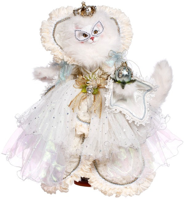 Decoratiune pisica, alb, Queen - Simona's Christmas