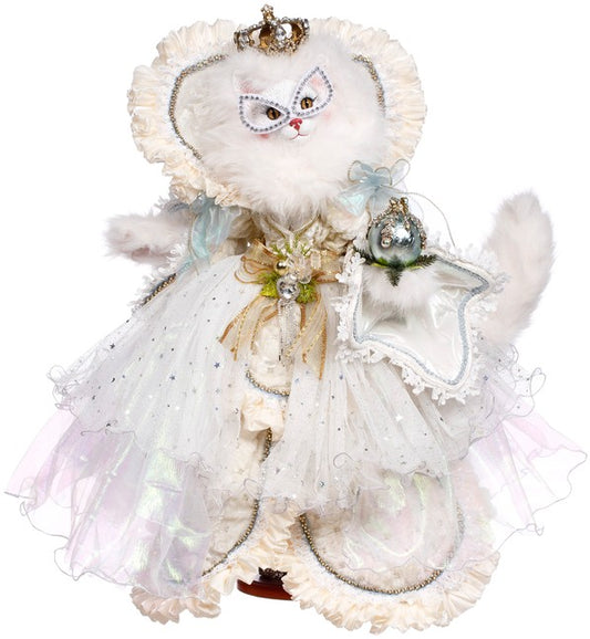 Decoratiune pisica, alb, Queen - Simona's Christmas