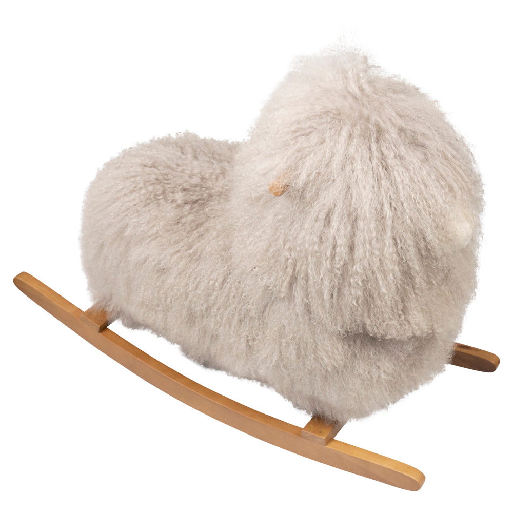 Balansoar cu lana, 75 cm, gri - Simona's collection
