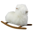 Balansoar cu lana, 75 cm, alb - Simona's Collection