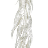 Ghirlanda alba - frunze de eucalipt, 152 cm - SIMONA'S Christmas