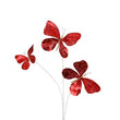 Ramura decorativa, rosu, 71 cm, Anais Butterfly - Simona's Christmas