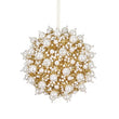 Glob decorativ cu perle, auriu, 10 cm, Tushar  - Simona's Christmas