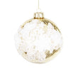 Glob din sticla, alb, 12.5 cm, Marceau  - Simona's Christmas