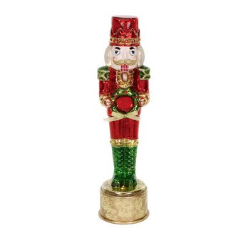 Decoratiune Spargator de nuci cu LED rosu, 35.5 cm - Simona's Christmas