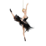 Ornament pentru brad, balerina, negru,18 cm, Aime  - Simona's Christmas