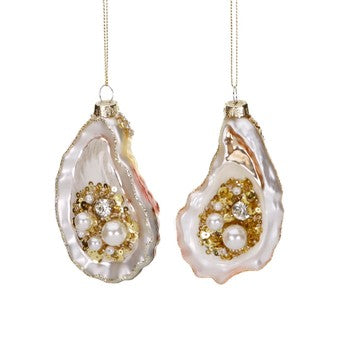 Ornament pentru brad, auriu, 11 cm, Oyster - Simona's Christmas