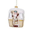 Ornament pentru brad, Teleschi, alb, 10 cm - Simona's Christmas