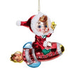 Ornament pentru brad, rosu, 11.5 cm, Rocketship  - Simona's Christmas