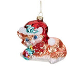 Ornamnet pisica, multicolor, 10 cm, Retro  - Simona's Christmas