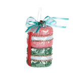 Ornament macarons/gogoasa cu paiete, multicolor, 11 cm - SIMONA'S Christmas