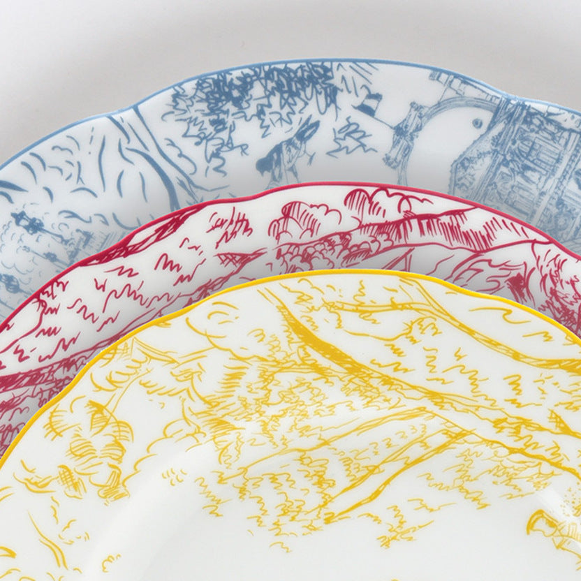 Set 6 farfurii pentru desert, 21 cm, Tout Paris - BERNARDAUD