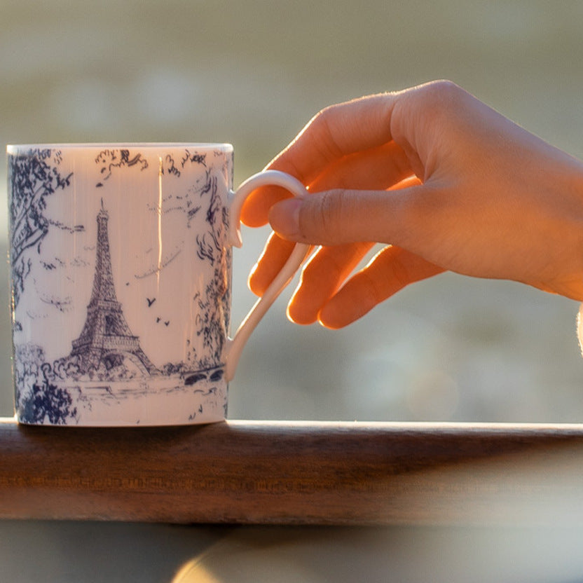 Cana din portelan, Tout Paris Bleu Nuit - BERNARDAUD