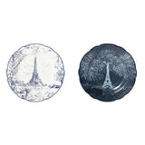 Set 2 farfurii bread and butter, 16 cm, Tout Paris Bleu Nuit - BERNARDAUD