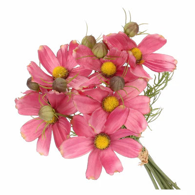 Buchet decorativ de flori Cosmos, roz, Ilmazzolino - SIMONA'S COLLECTION