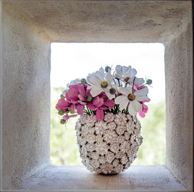 Buchet decorativ de flori Cosmos, roz, Ilmazzolino - SIMONA'S COLLECTION