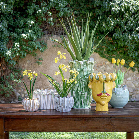 Vaza decorativa din portelan, lemon, 37 cm, Arciboldo - Simona's Collection