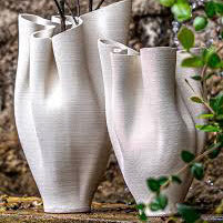 Vaza din cermica 3D, XL, Deserto - SIMONA'S COLLECTION