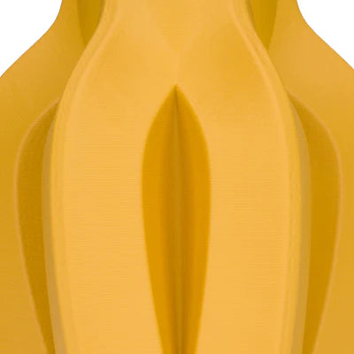 Vaza din ceramica 3D, Atena, 41 cm, galben - SIMONA'S COLLECTION