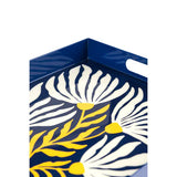 Tava decorativa, M, albastru, Florigrafia - SIMONA'S COLLECTION
