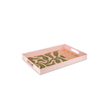 Tava decorativa, M, roz, Florigrafia - SIMONA'S COLLECTION