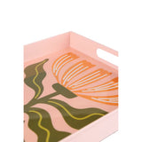 Tava decorativa, M, roz, Florigrafia - SIMONA'S COLLECTION