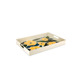 Tava decorativa, L, ivory, Florigrafia - SIMONA'S COLLECTION