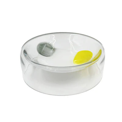 Vas central din sticla, 30 cm, Energia - SIMONA'S COLLECTION