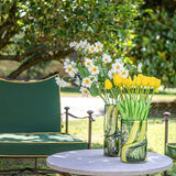 Vaza din sticla, 24 cm, verde, Aurelia - SIMONA'S COLLECTION
