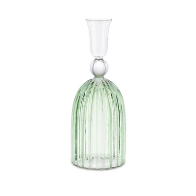 Sfesnic din sticla, verde, 19.5 cm, Giselle - SIMONA'S COLLECTION