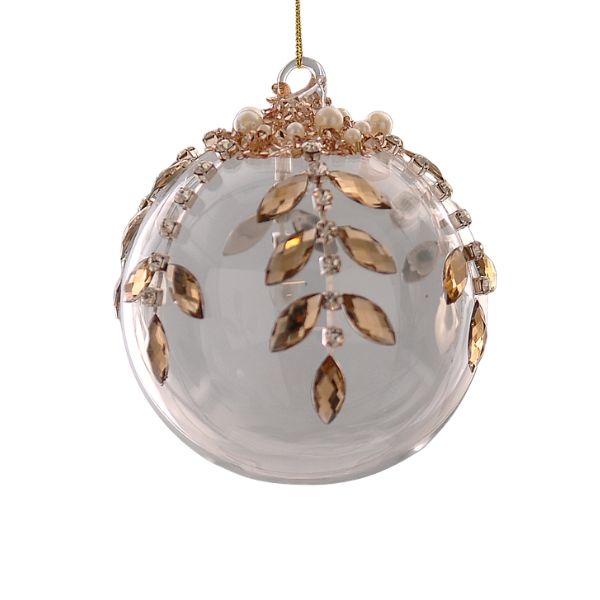 Glob din sticla, transparent, 10 cm, Yue - Simona's Christmas