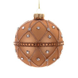 Glob din sticla, maro, 10 cm, Nuota - Simona's Christmas