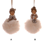 Ornament pentru brad, ivoar, 10 cm, Childhood - Simona's Christmas