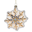 Ornament pentru brad fulg, alb, 11 cm, Zion - Simona's Christmas