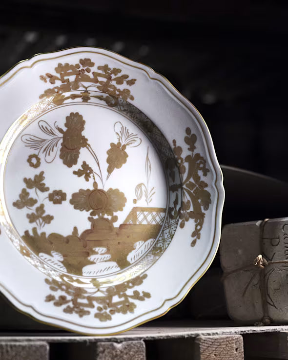 Farfurie bread and butter, 17 cm, Oriente Italiano Aurium - GINORI 1735