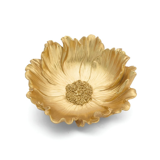 Bol decorativ Poppy, auriu, 17 cm, Iltesoro - SIMONA'S COLLECTION
