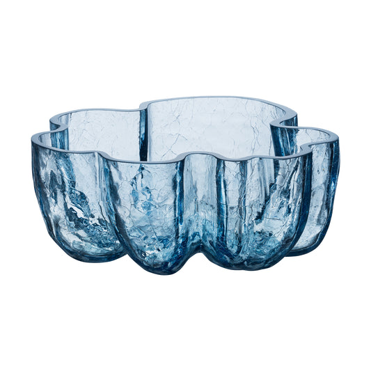 Bol decorativ, Blue, 25 cm, Crackle by Asa Jungnelius - KOSTA BODA